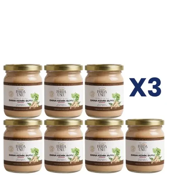 21 Pack Marrow Bone Broth - Fermente Mutfağım