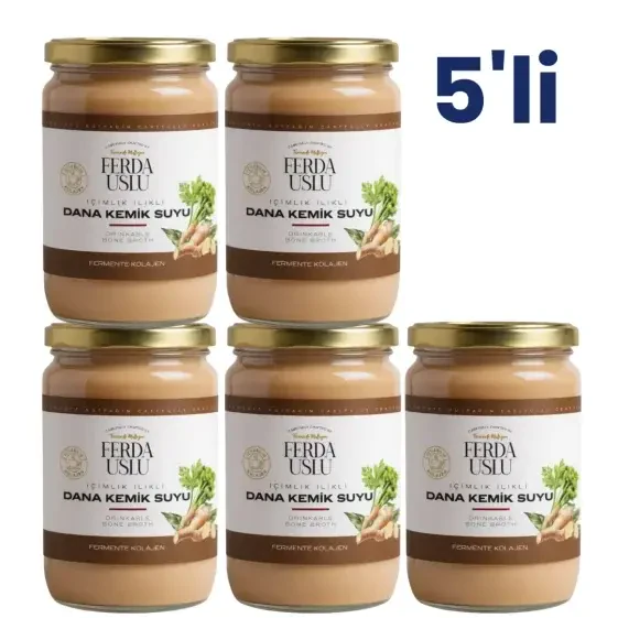 5 Pack Marrow Bone Broth - Fermente Mutfağım