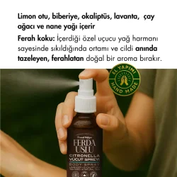 Citronella Koruyucu Vücut Spreyi 5'li Set- Okaliptus + Çay Ağacı + Nane 50 ml - 5