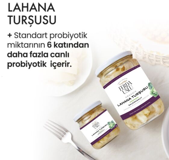 Organik Lahana Turşusu 5'li 600 g - 3