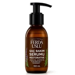 Argan Yağlı Saç Besleyici & Onarıcı Serum - Biberiye + Lavanta+ Keten Tohumu 100 ml - 1
