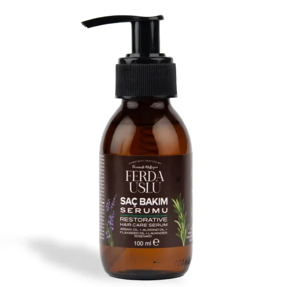 Argan Yağlı Saç Besleyici & Onarıcı Serum - Biberiye + Lavanta+ Keten Tohumu 100 ml - 1