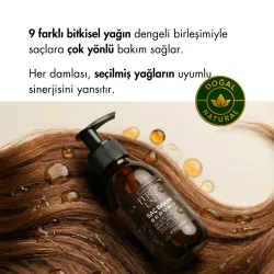 Argan Yağlı Saç Besleyici & Onarıcı Serum - Biberiye + Lavanta+ Keten Tohumu 100 ml - 3