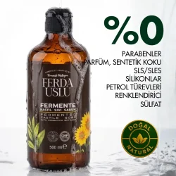Fermente Sıvı Arap Sabunu - Kombucha Özlü 500 ml - Fermente Mutfağım (1)