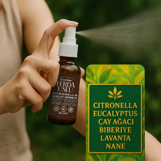 Citronella Koruyucu Vücut Spreyi - Okaliptus + Nane + Çay Ağacı 50 ml - 2