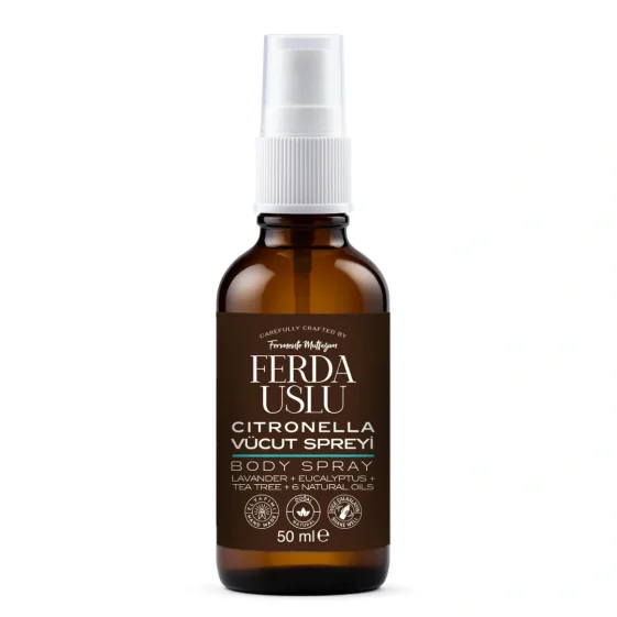 Citronella Koruyucu Vücut Spreyi - Okaliptus + Nane + Çay Ağacı 50 ml - Fermente Mutfağım