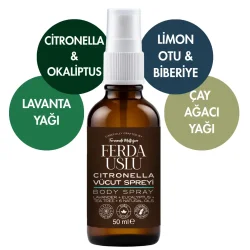 Citronella Koruyucu Vücut Spreyi - Okaliptus + Nane + Çay Ağacı 50 ml - 2