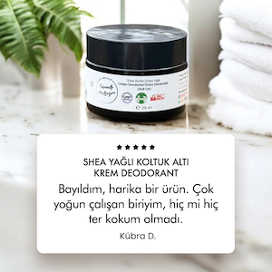 Doğal Krem Deodorant - Florayı Destekleyici 30 ml - 5