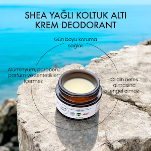 Doğal Krem Deodorant - Florayı Destekleyici 30 ml - 2