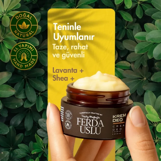 Doğal Krem Deodorant 3 Adet -Florayı Destekleyici 30 ml - 2