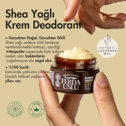 Doğal Krem Deodorant - Florayı Destekleyici 30 ml - 2