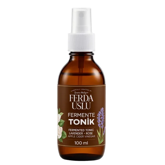 Fermente Tonik (Gül-Lavanta) - Elma Sirkeli Gözenek Sıkılaştırıcı, Canlandırıcı 100 ML - 1