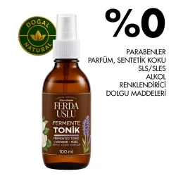 Fermente Tonik (Gül-Lavanta) - Elma Sirkeli Gözenek Sıkılaştırıcı, Canlandırıcı 100 ML - 3