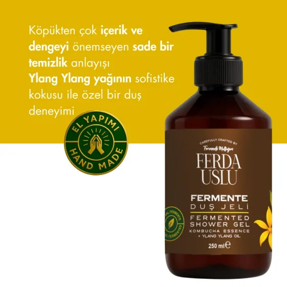Fermente Duş Jeli - Ylang Ylang Özlü 250 ml - 4