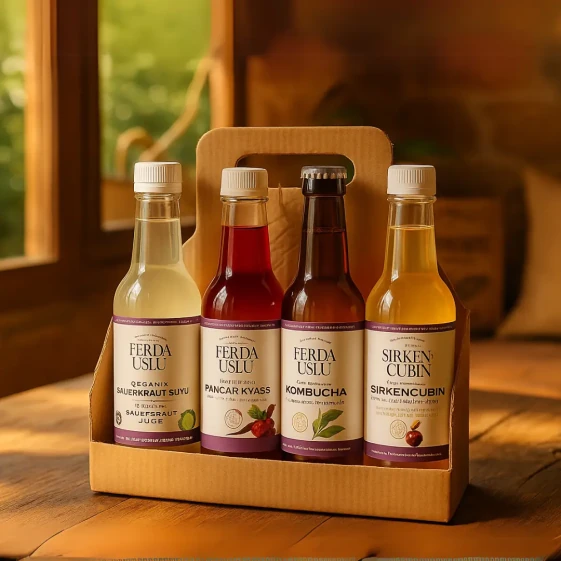 Fermente İçecekler Tadım Paketi 4’lü - Fermente Mutfağım