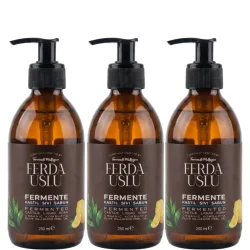 Kombucha Özlü Fermente Sıvı Sabun - 3 Adet El & Yüz Arındırıcı Nemlendirici 250 ml - 1