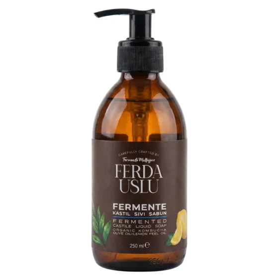 Kombucha Özlü Fermente Sıvı Sabun - El & Yüz Arındırıcı Nemlendirici 250 ml - Fermente Mutfağım