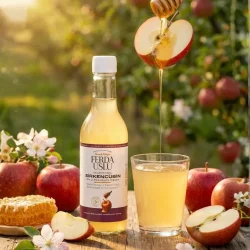 Geleneksel Sirkencübin - Ballı Fermente İçecek- Bal & Organik Elma Sirkesi 330 ML - Fermente Mutfağım (1)