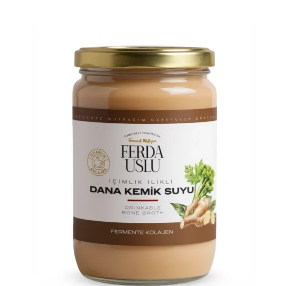 İçimlik İlikli Dana Kemik Suyu 660 ml - Fermente Mutfağım