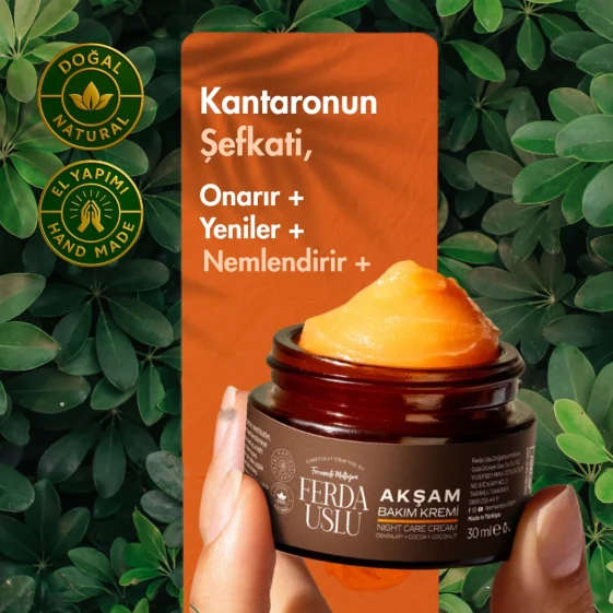 Kantaron Yağlı Akşam Bakım Kremi - Nemlendirici, Onarıcı Yüz & Tüm Vücut 30 ml - 2