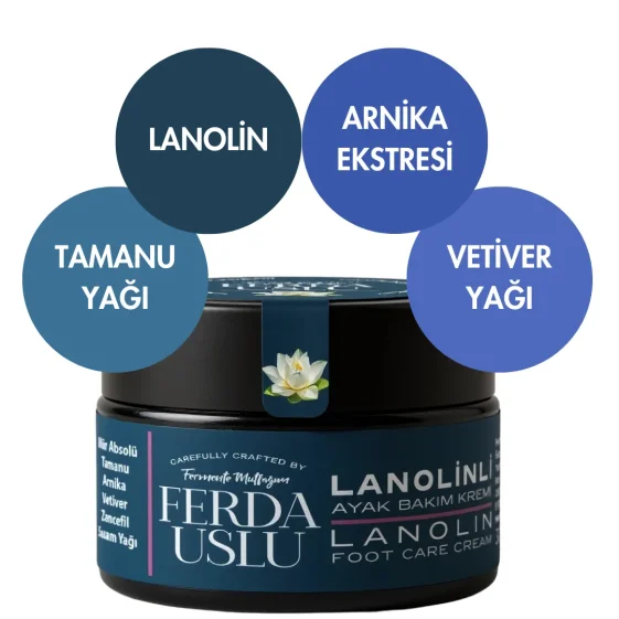 Lanolinli Ayak Bakım Kremi - Fermente Mutfağım (1)