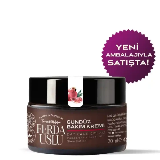 Gündüz Bakım Kremi - Nar Çekirdeği Yağlı Aydınlatıcı Etkili El & Yüz 30 ML - 1