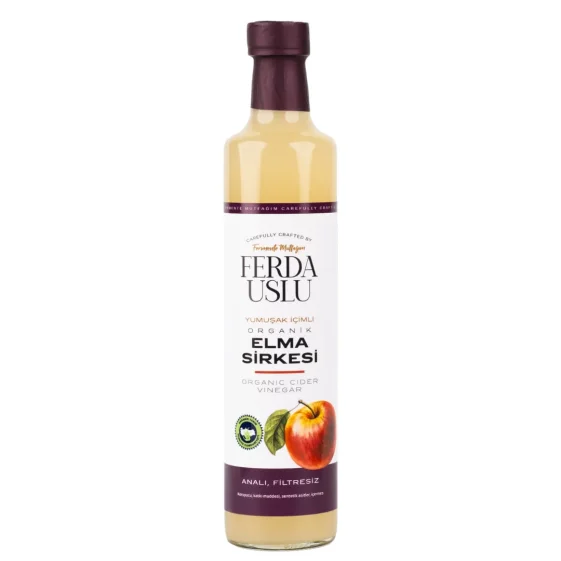 Organic Apple Cider Vinegar - Fermente Mutfağım