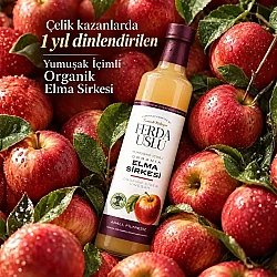 Organik Elma Sirkesi - 1 Yıl Dinlendirilmiş İçimlik 500 ml - 2