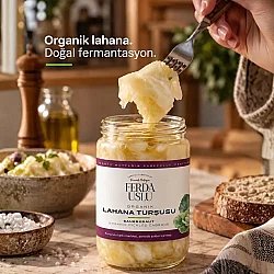 Organik Lahana Turşusu - Sauerkraut 600 g - 2