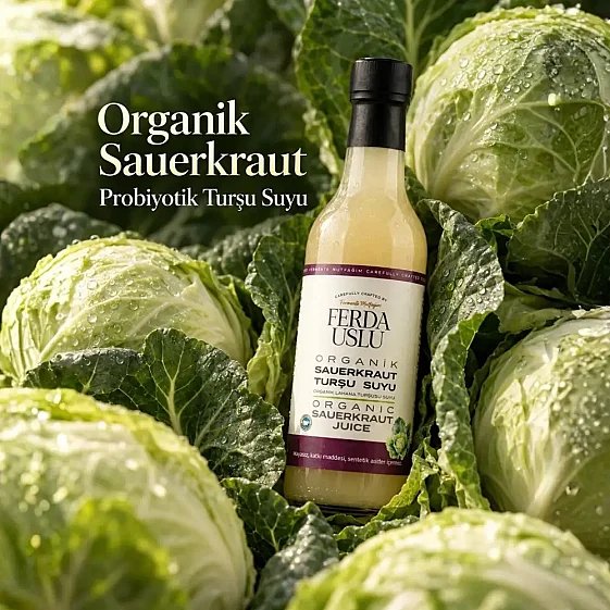 Organik Probiyotik Turşu Suyu- Sauerkraut 330 ml (1)