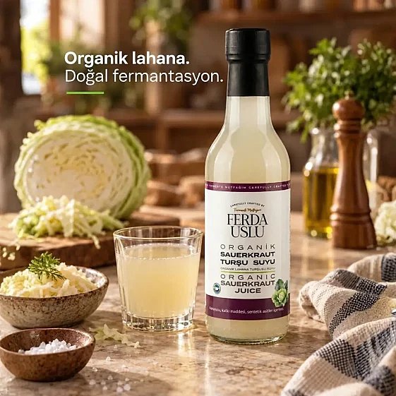 Organik Probiyotik Turşu Suyu- Sauerkraut 5'li 330 ml - 5