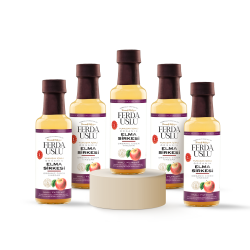 Pack of 5 Organic Apple Cider Vinegar 100 ml - Fermente Mutfağım