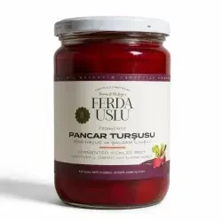 Pancar Kvass Taneli - Kırmızı Pancar + Şalgam + Mor Havuç Lakto Fermente 600 ML - Fermente Mutfağım