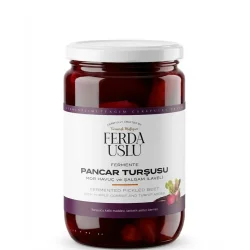 Pancar Kvass Taneli - Kırmızı Pancar + Şalgam + Mor Havuç Lakto Fermente 600 ML - 1