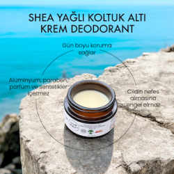 Shea Butter Cream Deodorant (Roll-on) 29 ml - Fermente Mutfağım (1)