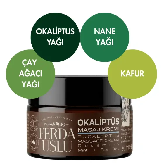 Warming Eucalyptus Cream 30 ml - Fermente Mutfağım (1)